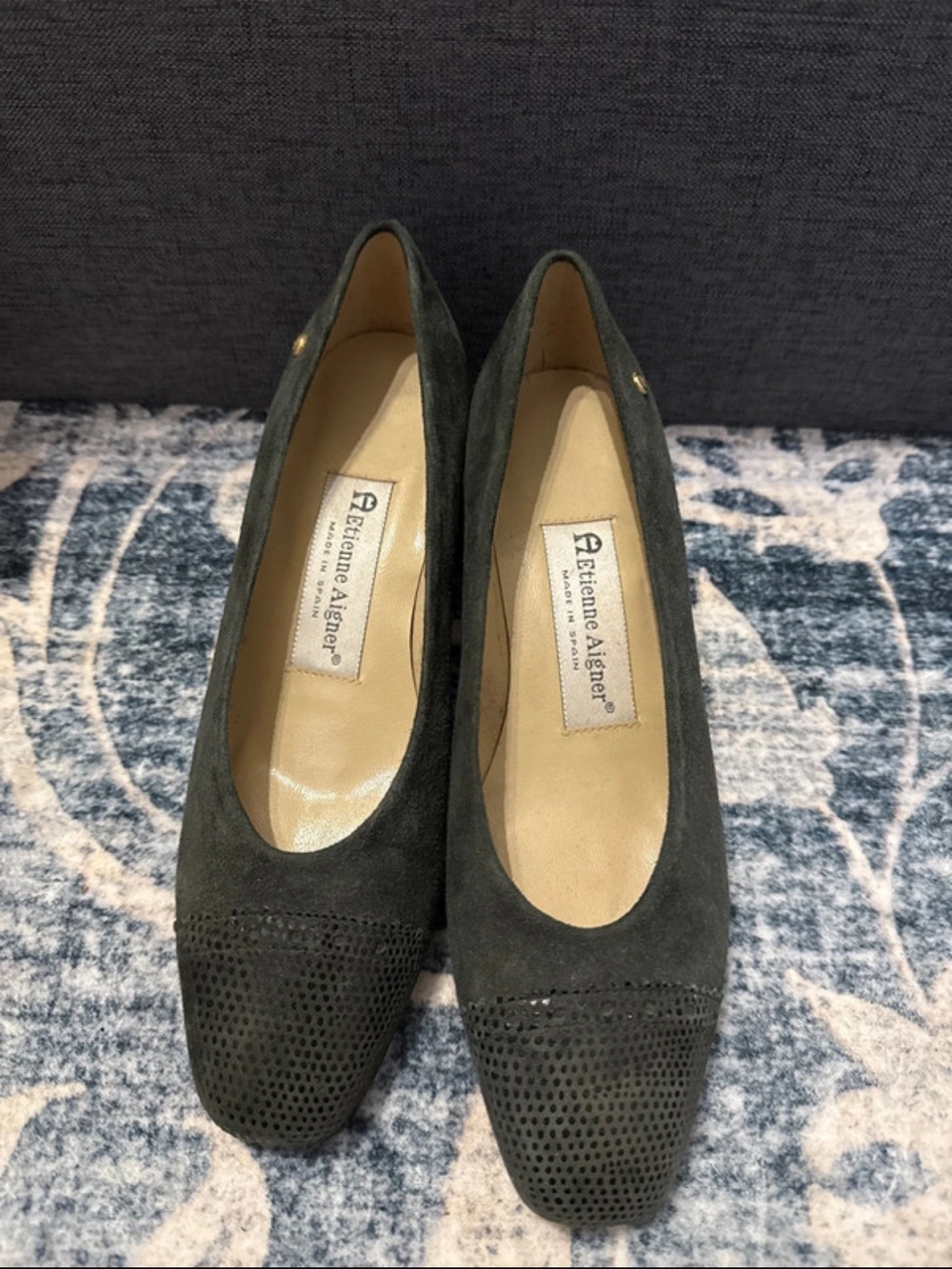 Etienne Aigner Women's Suede Pumps